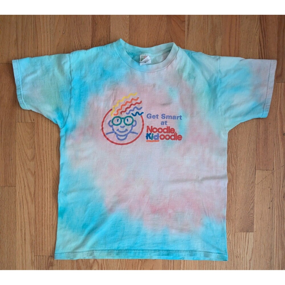 Noodle Kidoodle Vintage 90s Toy Store Shirt Graphic Y2K Mens Adult Large Tie Dye